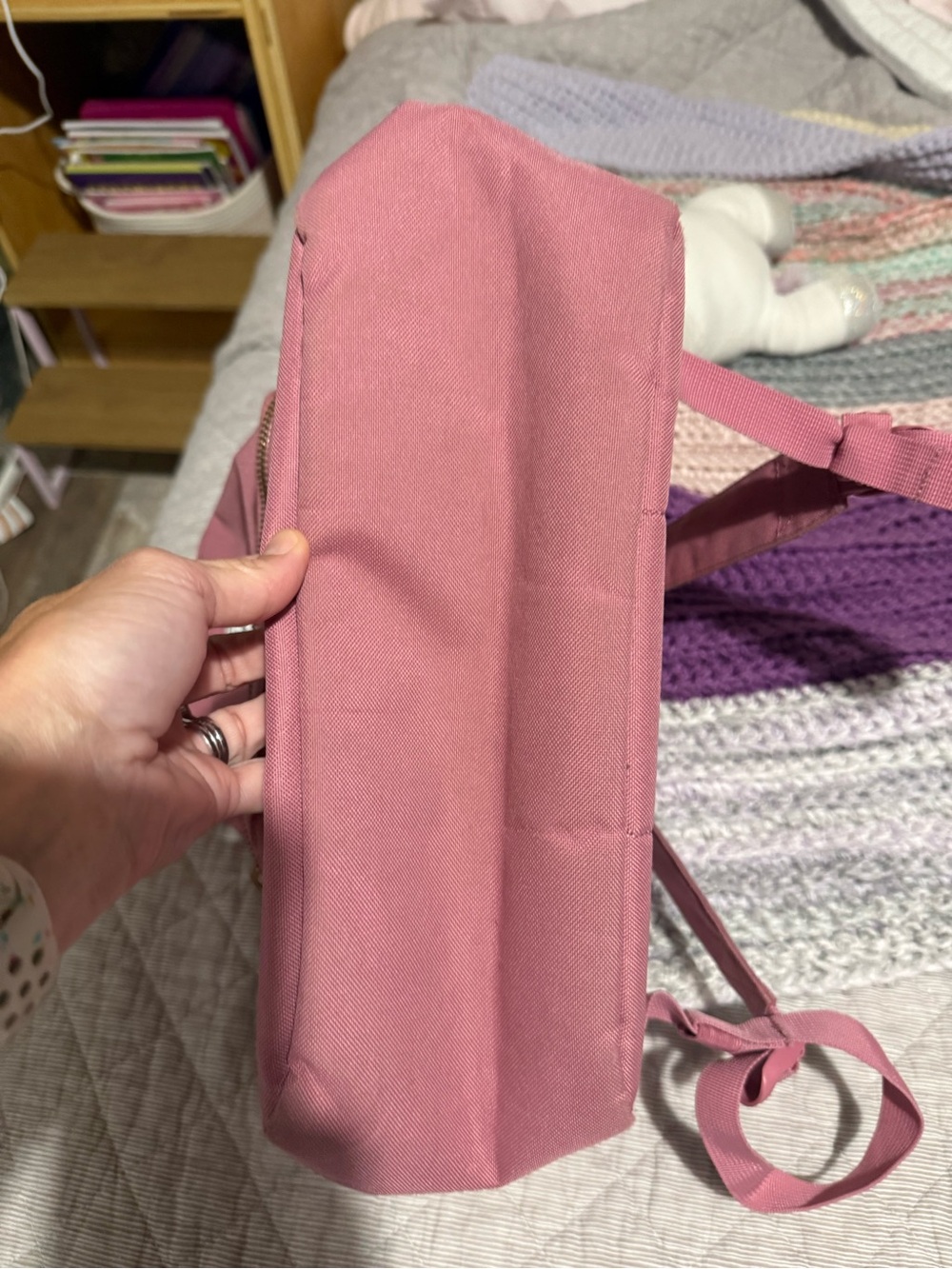 Herschel Supply Company Pink Heritage Backpack with Gold Zipper - Picture 3 of 5